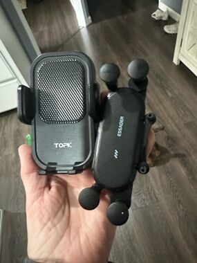 TOPK & ESSAGER Black Universal Car Phone Mounts